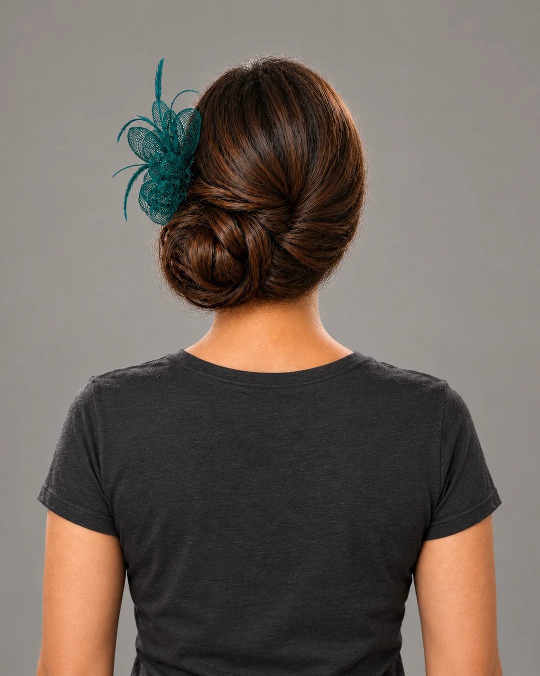 Visual Idea — Twisted Low Bun At The Nape Of Her Neck — Greece Hairstyles 2027