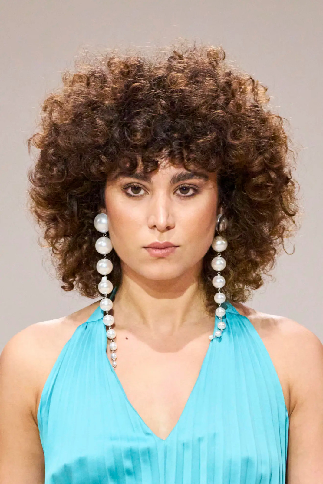 Medium Brown With Caramel Highlights Collarbone Length Defined Curls Medium Brown With Caramel Highlights Collarbone Length Defined Curls — 3C Hairstyles 2027