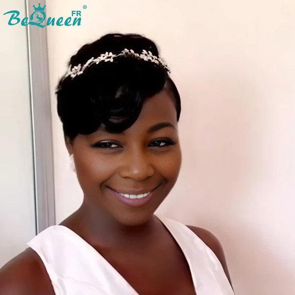 Visual Idea — The Hair Is Styled Neatly Visual Idea — The Hair Is Styled Neatly — Wedding Pixie 2027