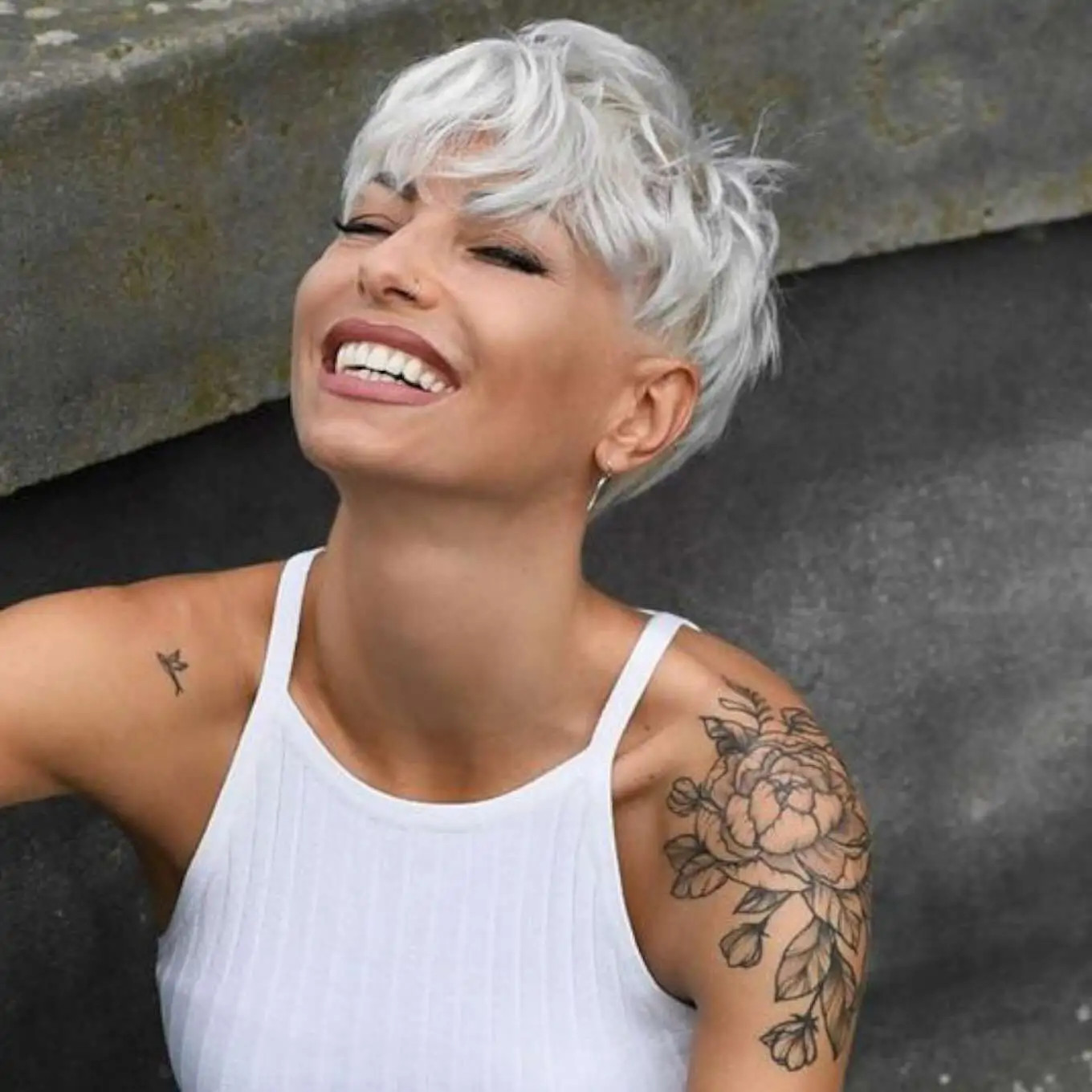 Platinum Blonde Visual Idea Platinum Blonde Visual Idea — Wedding Pixie 2027
