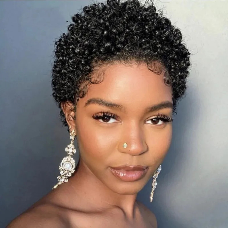 Visual Idea — A Black Pixie Cut Featuring Short Visual Idea — A Black Pixie Cut Featuring Short — Pixie Quick Weave Styles 2027