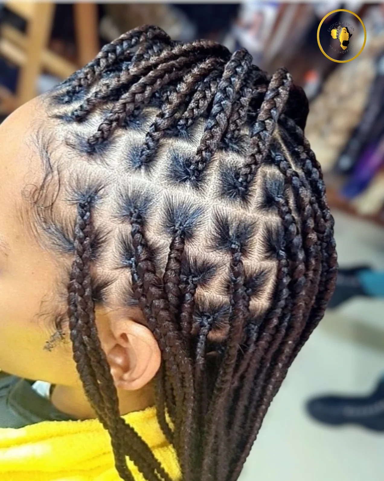 Mid-Back Dark Brown Braids Mid-Back Dark Brown Braids — Knotless Braids 2027 for Natural Hair