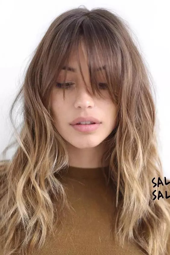 Long Layers Visual Idea Long Layers Visual Idea — Bangs 2027 for Thick Hair