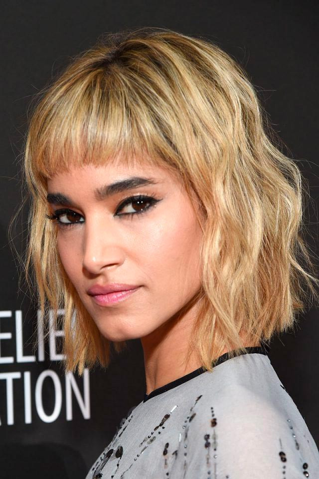Chin Ash Blonde Bob With Baby Bangs — Blonde Bangs 2027