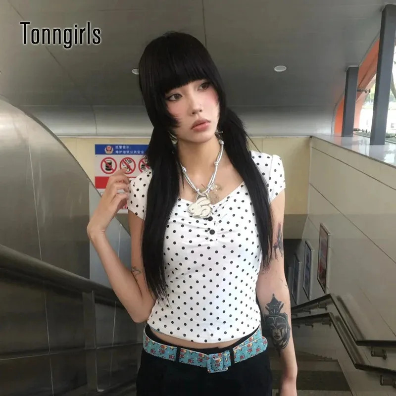 Visual Idea — This Image Shows A Woman With Fine — Y2K Bangs 2027