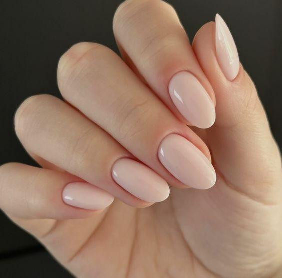 Glossy Visual Idea Glossy Visual Idea — Neutral Wedding Nails 2027