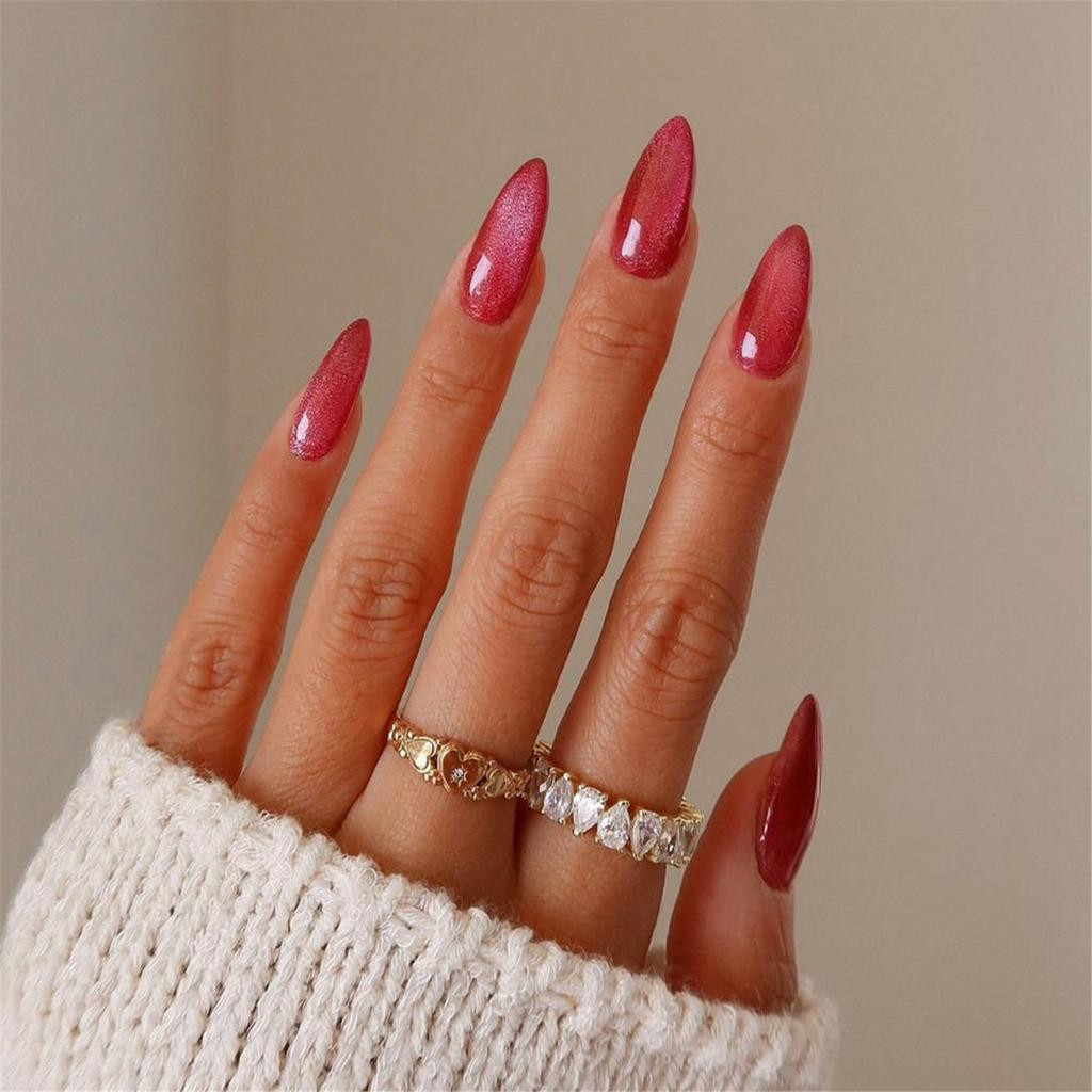Jelly Glitter Glossy Visual Idea — Prom Press On Nails 2027