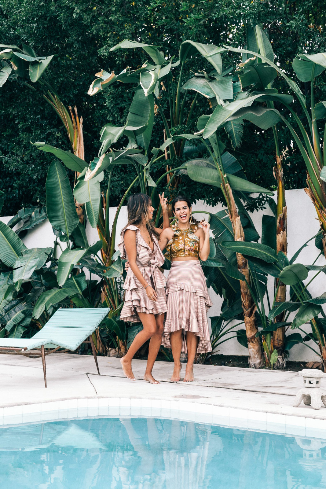 Gold Sequin Crop Top for a Glamorous Resort Evening Gold Sequin Crop Top for a Glamorous Resort Evening — Palm Springs Outfits 2027