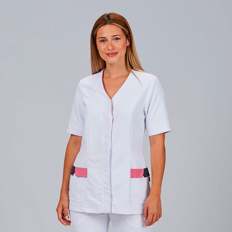 Royal Blue Wrap-Style Scrub Top and Pants with White Sneakers Royal Blue Wrap-Style Scrub Top and Pants with White Sneakers — Scrubs Outfits 2027