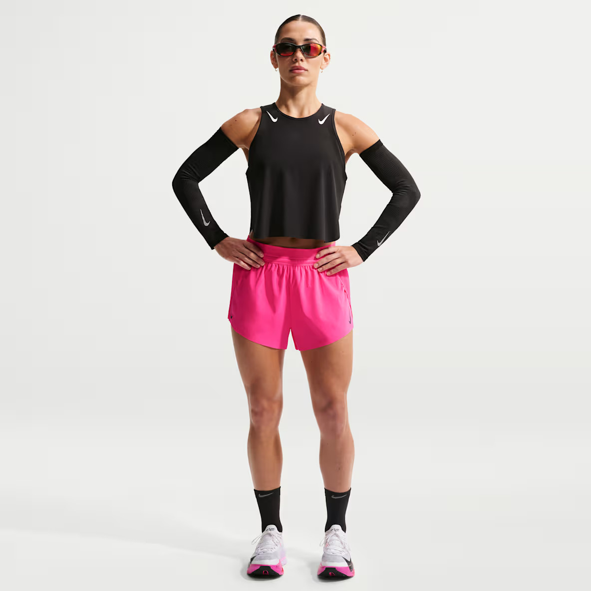 Performance Ready: Hot Pink Shorts and Cropped Tank Performance Ready: Hot Pink Shorts and Cropped Tank — Athletic Shorts Outfits 2027