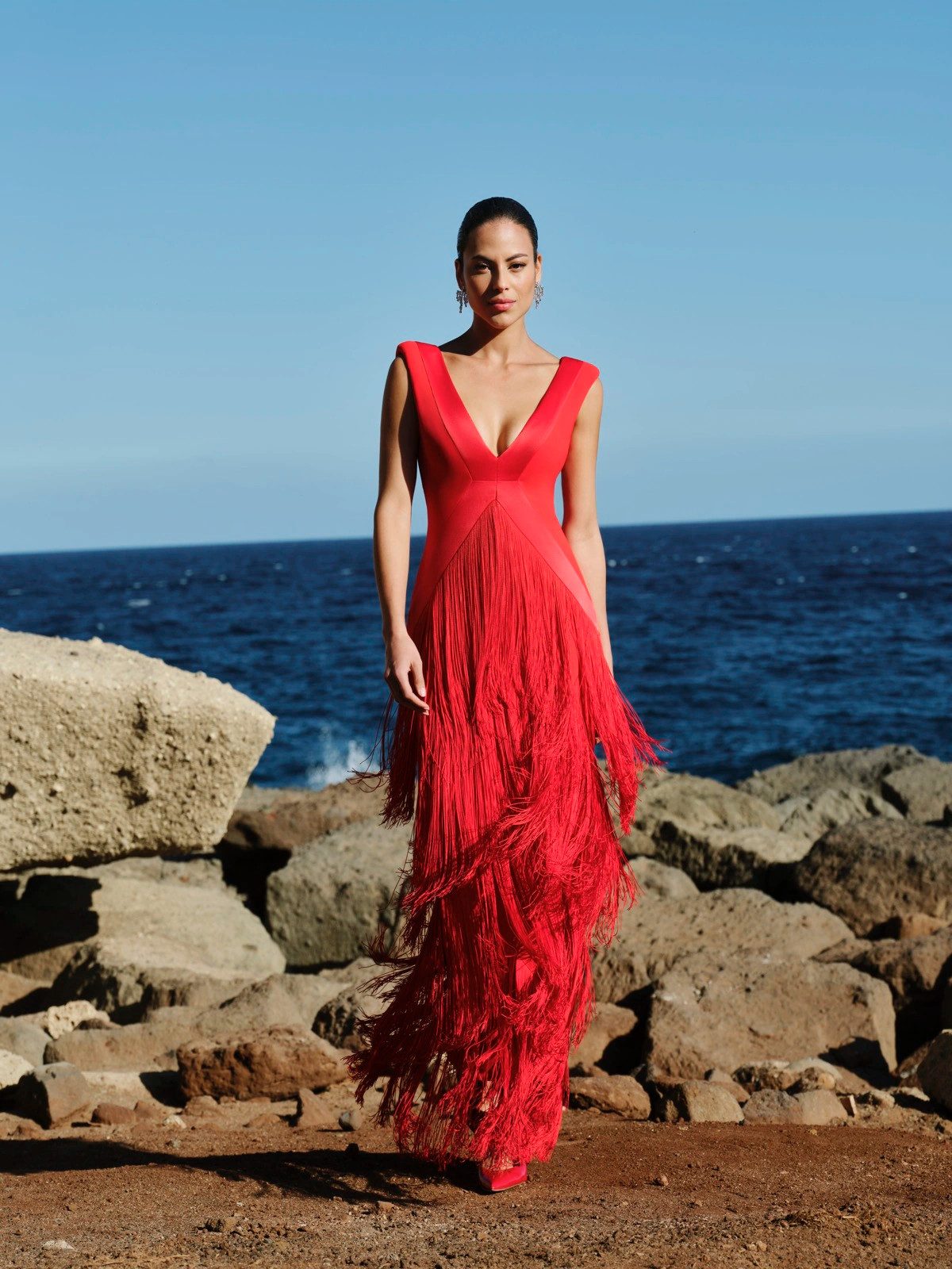 Dramatic Red Fringe Dress for Unforgettable Entrances — Formal Dresses 2027