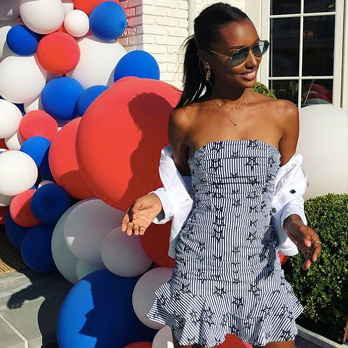 Starry Mini Dress with a Draped Jacket for Evening Festivities Starry Mini Dress with a Draped Jacket for Evening Festivities — Fourth of July Outfits 2027