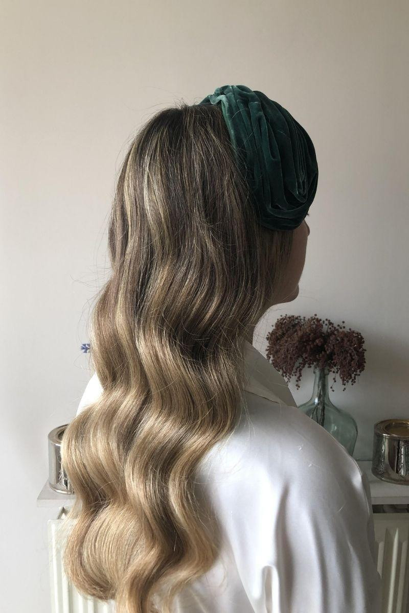 Uniform Waves With Velvet Headband Uniform Waves With Velvet Headband — Church Hairstyles 2027