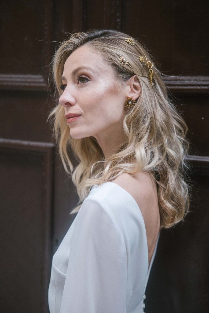Soft Blonde Blowout With Accessories Soft Blonde Blowout With Accessories — Church Hairstyles 2027