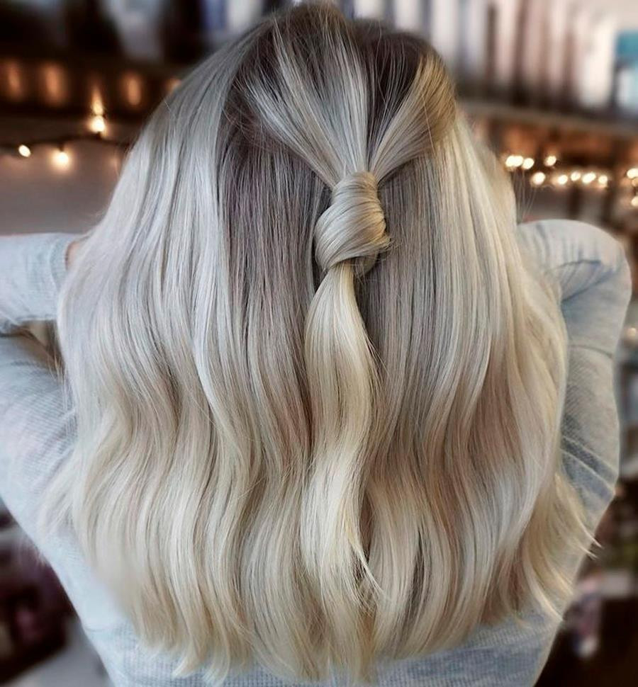 Ash Blonde With Darker Roots Ash Blonde With Darker Roots — Hair Color 2027 for Olive Skin