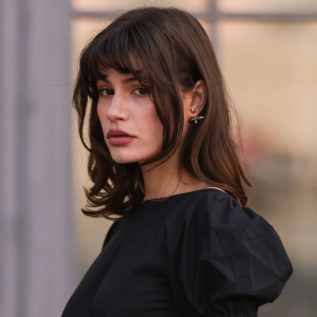 Collarbone Layers With Auburn Balayage Collarbone Layers With Auburn Balayage — Prom Hairstyles 2027 with Bangs