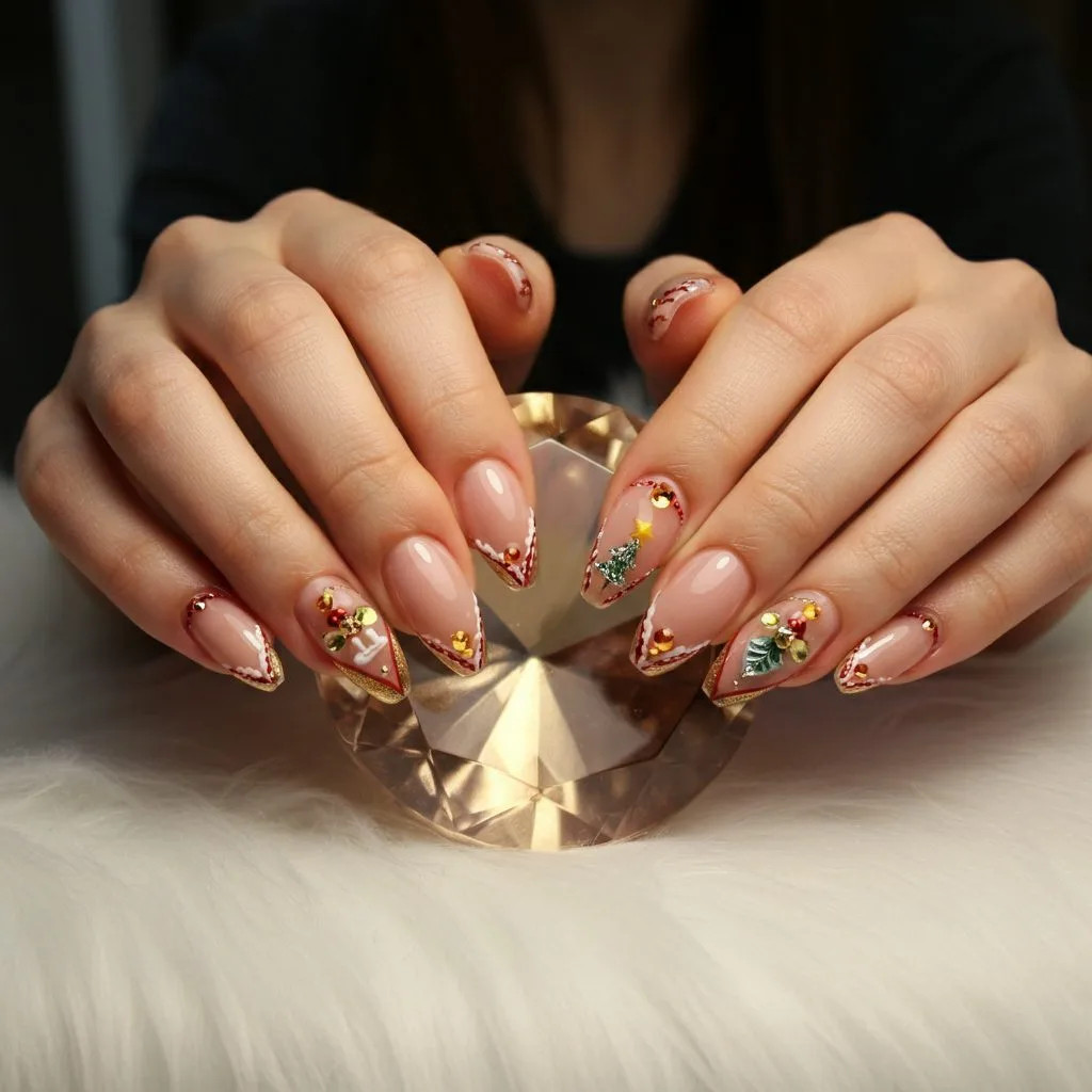 5 Estilos de Uñas Navideñas para Deslumbrar en el 2024 - Chop Shop Tijuana