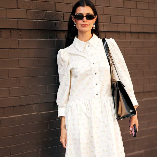 Floral Print Midi Dress with Puff Sleeves and Tiered Skirt for Confirmation Floral Print Midi Dress with Puff Sleeves and Tiered Skirt for Confirmation — Confirmation Outfits 2027