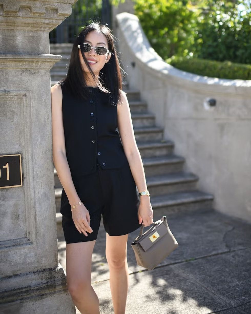 Sleeveless Vest and Wide-Leg Shorts for Summer Office Sleeveless Vest and Wide-Leg Shorts for Summer Office — Business Formal Outfits 2027