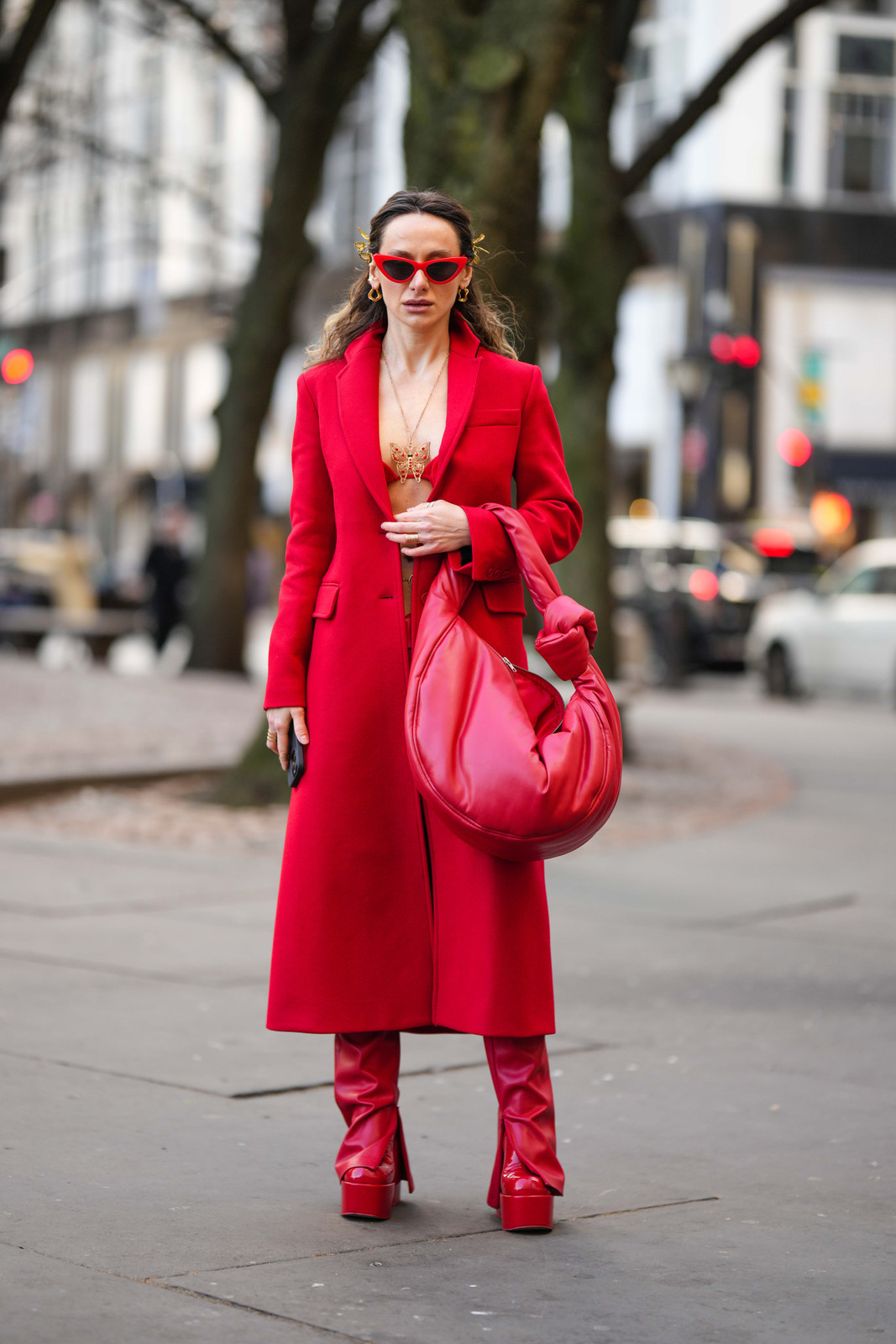 Fashion Statement Outfit Idea Fashion Statement Outfit Idea — Winter Red Outfits 2027