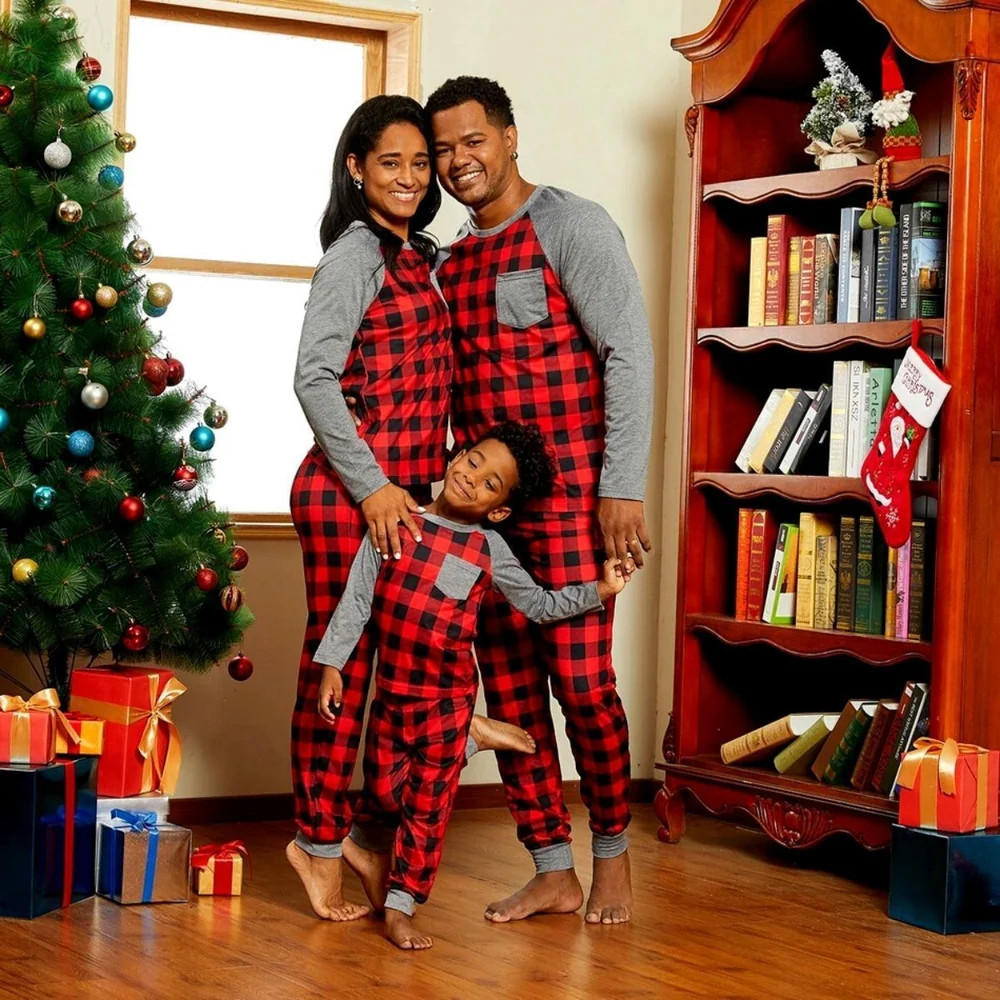 Red and Black Plaid Flannel Pajamas for Cozy Christmas Mornings Red and Black Plaid Flannel Pajamas for Cozy Christmas Mornings — Matching Christmas Outfits 2026