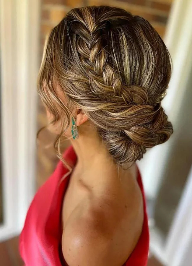 Chic Braided Updo With Dimension — Hiking Hairstyles 2027