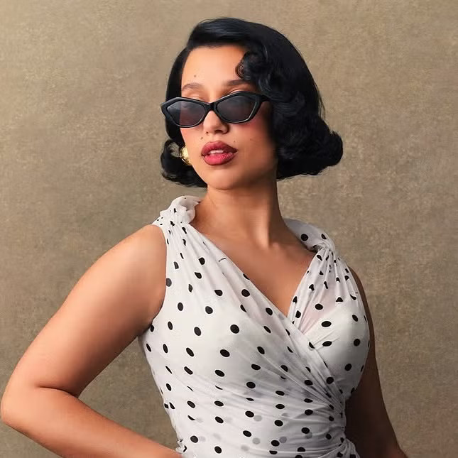 Dramatic Black Finger Wave Bob Dramatic Black Finger Wave Bob — Roller Set Hairstyles 2027