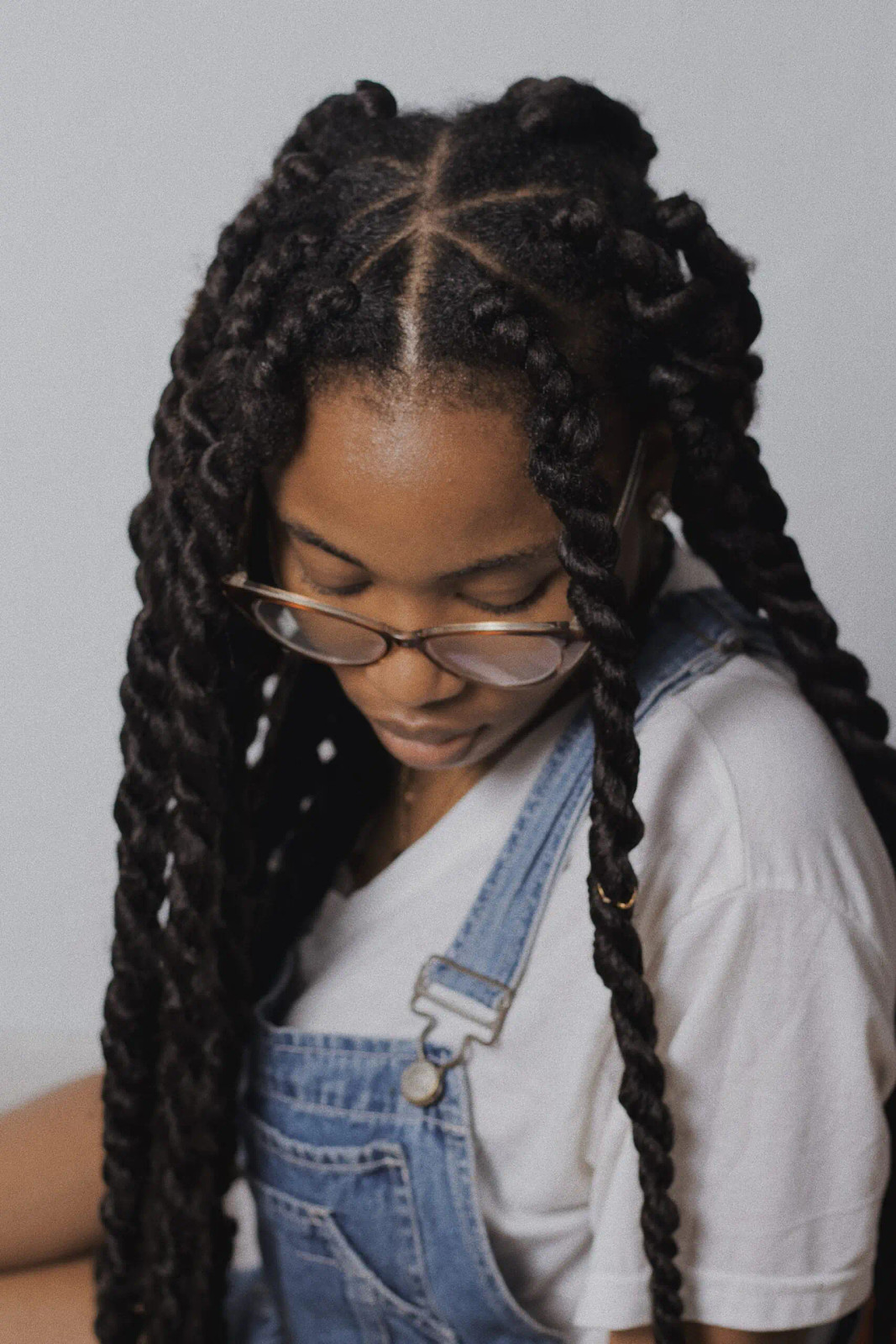 Large Chunky Black Knotless Braids Large Chunky Black Knotless Braids — Knotless Braids 2027 for Graduation