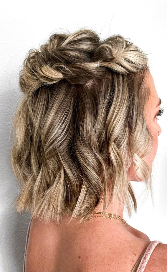 Easy DIY Braided Crown Bob Easy DIY Braided Crown Bob — Bob Half Up 2027
