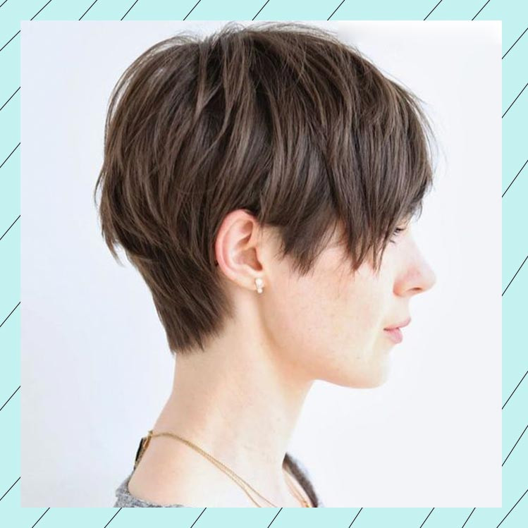 Choppy Layers and Highlights Pixie Choppy Layers and Highlights Pixie — Brown Pixie 2027