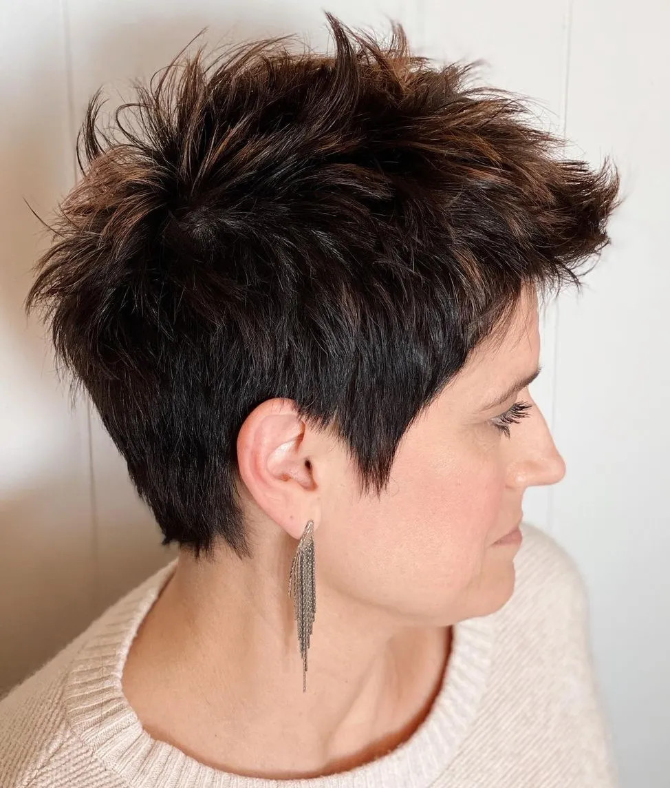 Spiky Crown Dark Brown Pixie Spiky Crown Dark Brown Pixie — Brown Pixie 2027