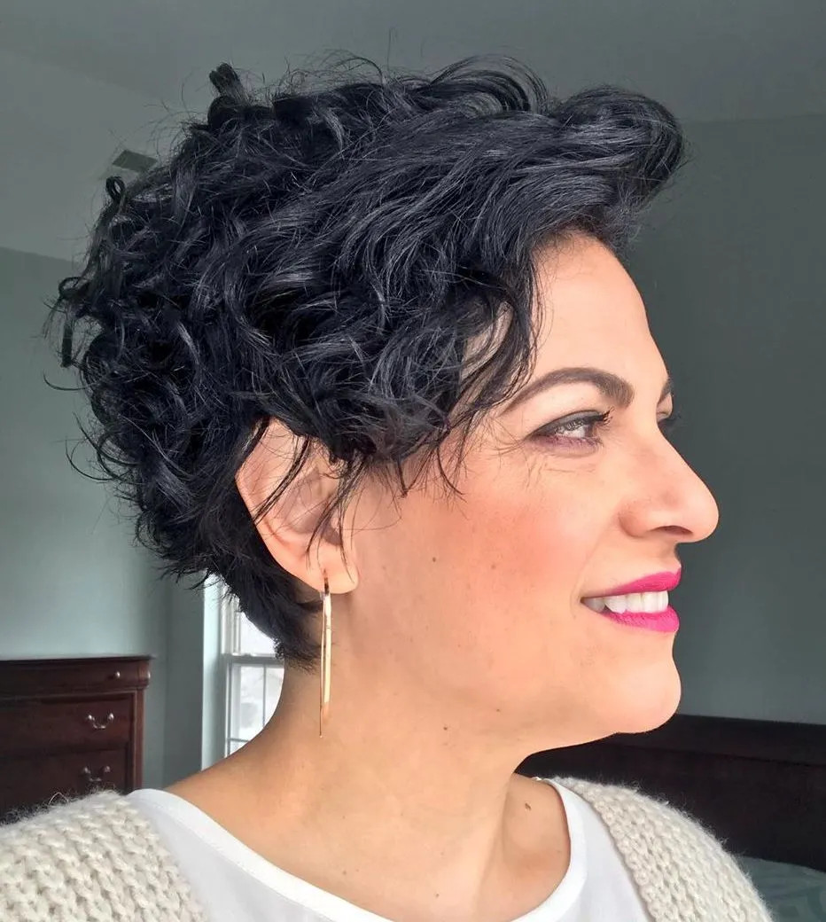 Tousled Wavy Black Pixie Tousled Wavy Black Pixie — Wavy Pixie 2027