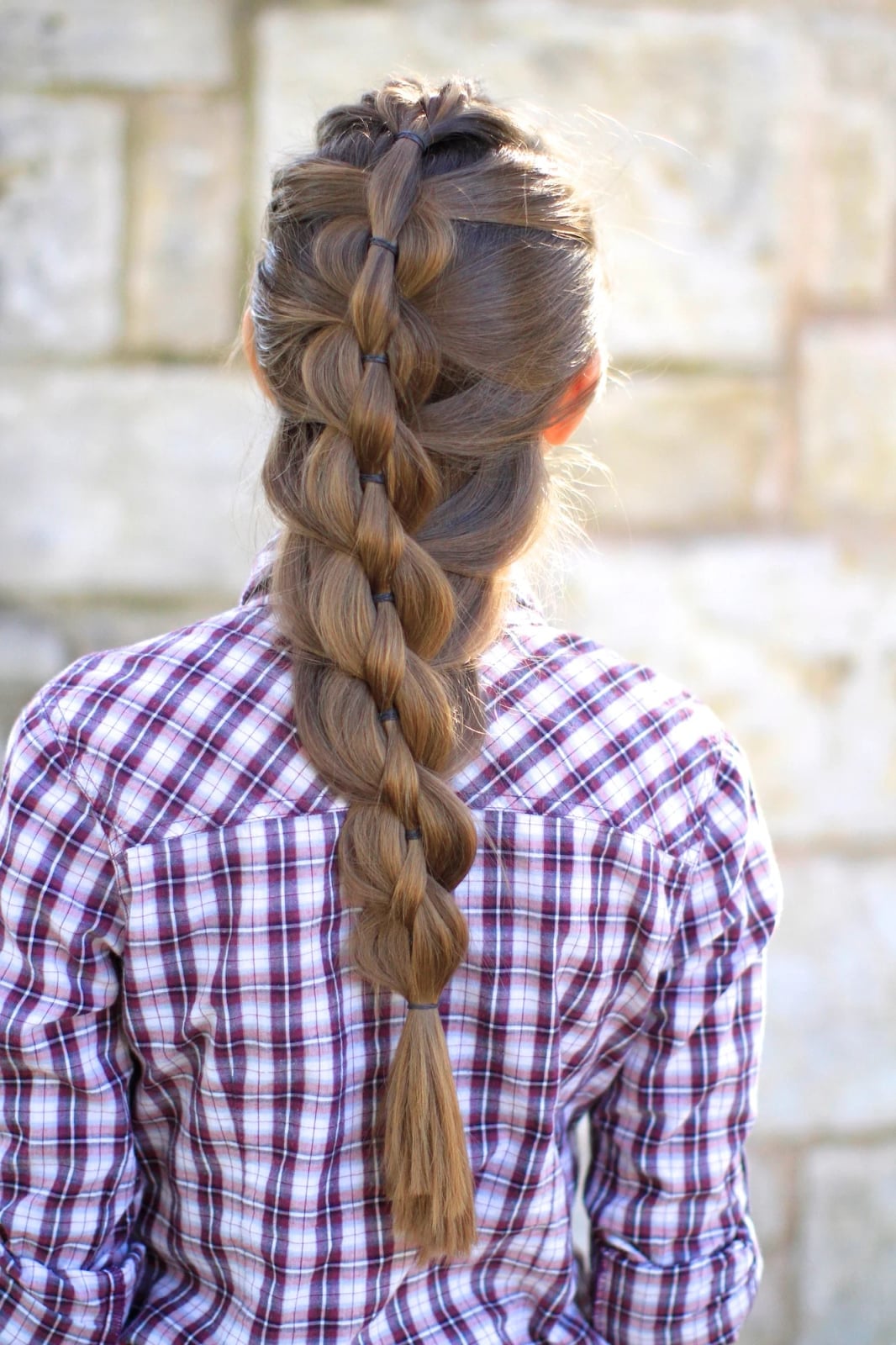 Medium Brown Pull-Through Braid Medium Brown Pull-Through Braid — Mermaid Braid 2027