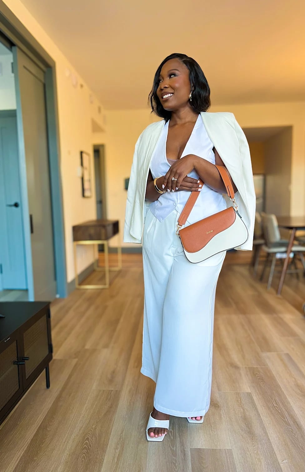 Ivory Blazer White Vest Ivory Trousers Smart Casual Ivory Blazer White Vest Ivory Trousers Smart Casual — Midsize Outfits 2027