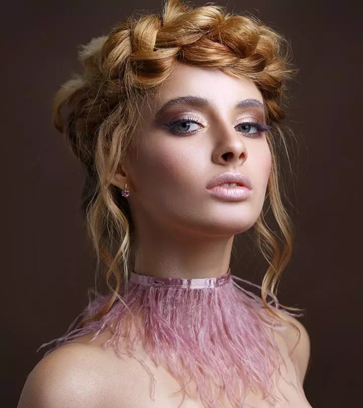 Thick Wavy Blonde Intricate Milkmaid Braid Thick Wavy Blonde Intricate Milkmaid Braid — Milkmaid Braid 2027