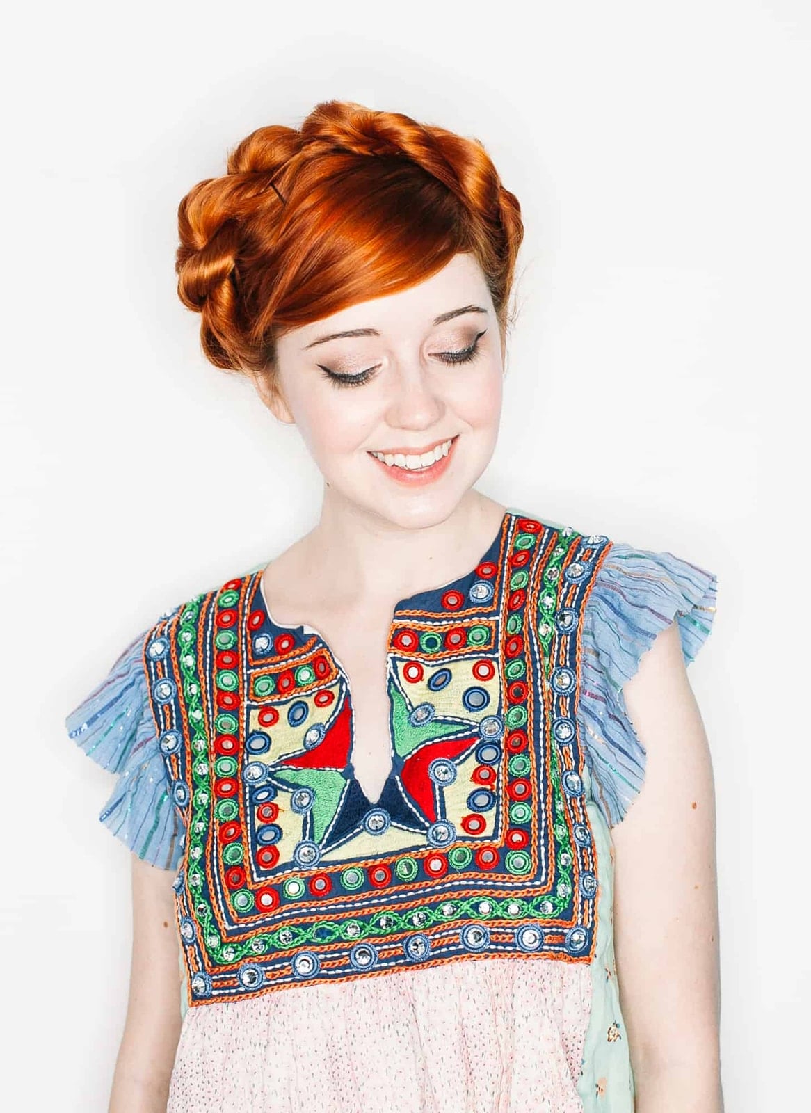 Rich Red Wavy Milkmaid Braid Rich Red Wavy Milkmaid Braid — Milkmaid Braid 2027