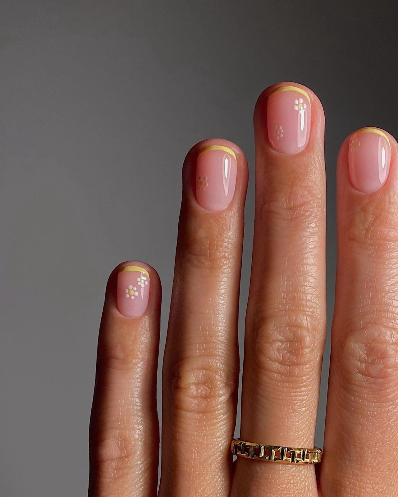 Short Almond Nails Floral French Tips Short Almond Nails Floral French Tips — Nail Shapes 2027 for Short Nail Beds