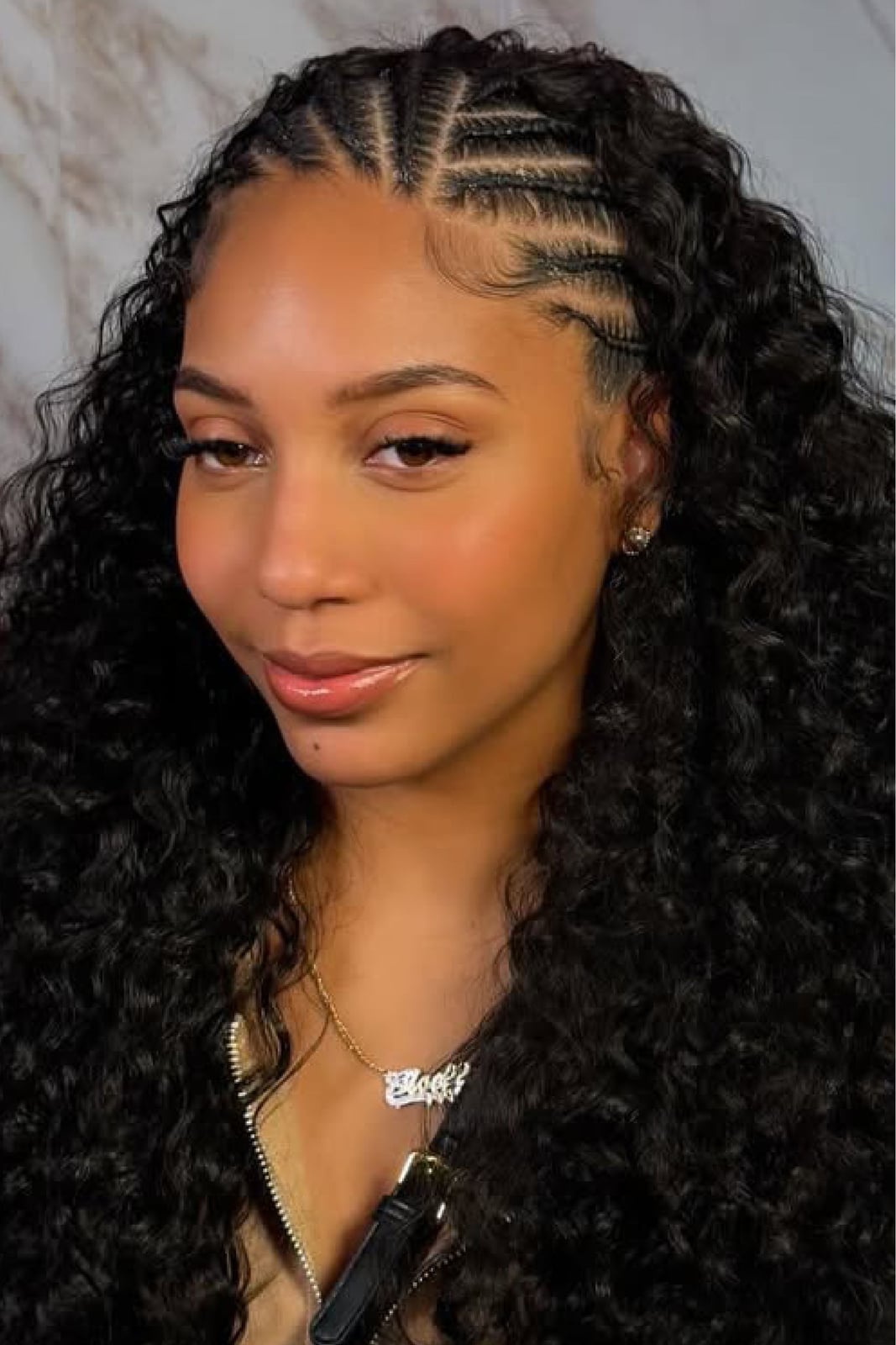 Braids With Loose Wavy Curls Braids With Loose Wavy Curls — Natural Braided Hairstyles 2027