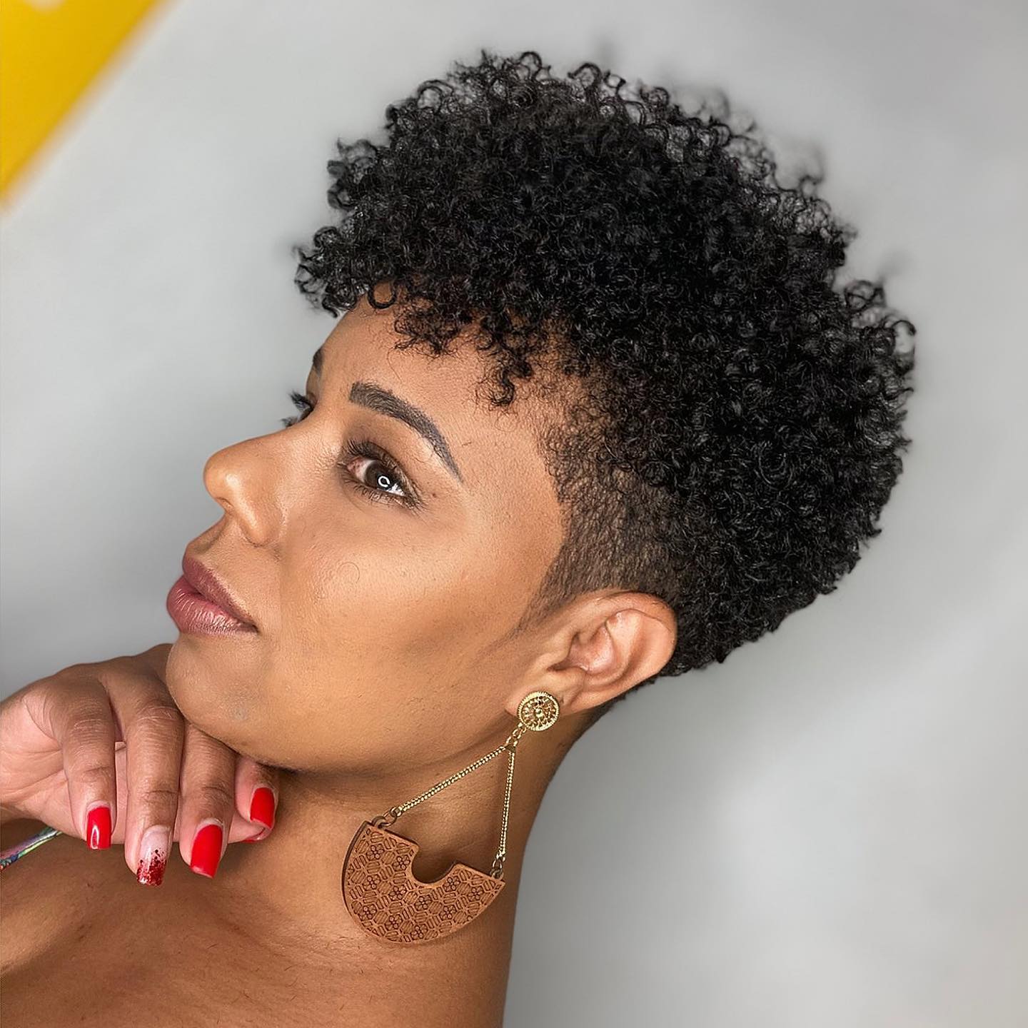 Defined Black Curls Tapered Cut Defined Black Curls Tapered Cut — Natural Hairstyles 2027 for 4A Hair