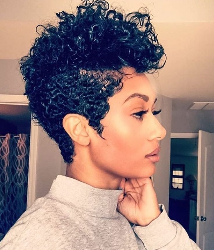 Short Cut With Defined Coils On Top Short Cut With Defined Coils On Top — Natural Hairstyles 2027 for 4A Hair