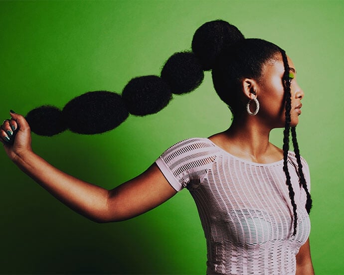 Long Bubble Ponytail Long Bubble Ponytail — Natural Hairstyles 2027 for Black Women