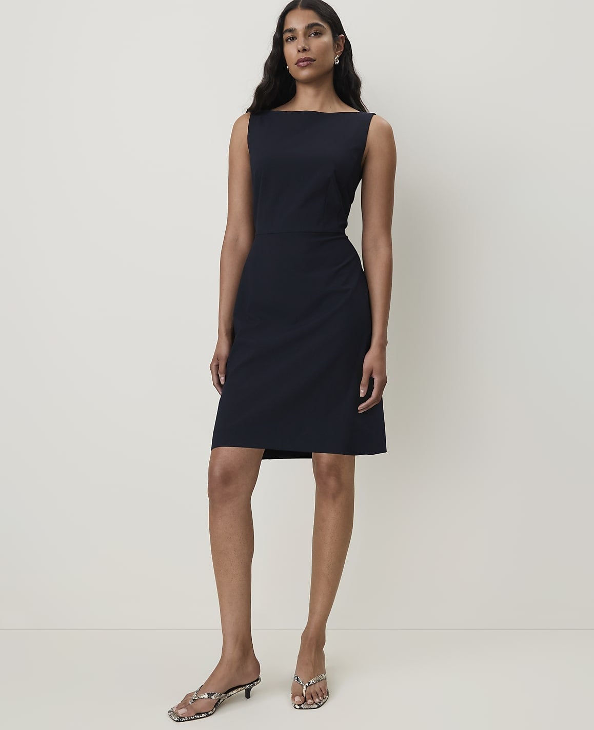 Navy boatneck dress for business casual Navy boatneck dress for business casual — Navy Blue Yacht Dress 2027