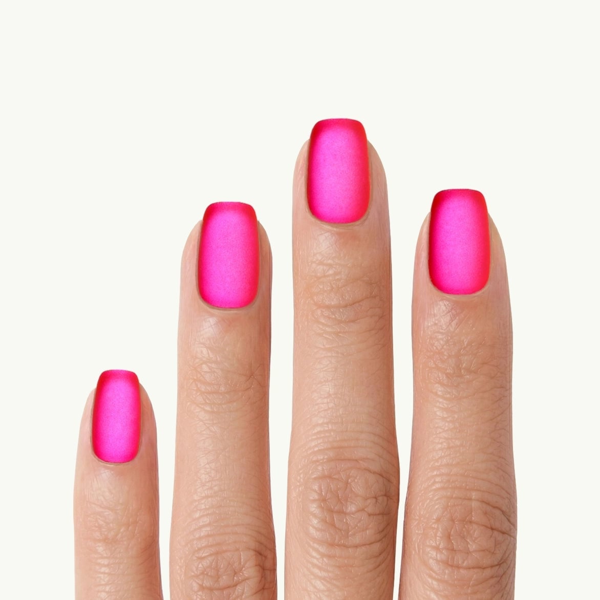 Short Square Matte Neon Pink Nails Short Square Matte Neon Pink Nails — Neon Pink Nails 2027