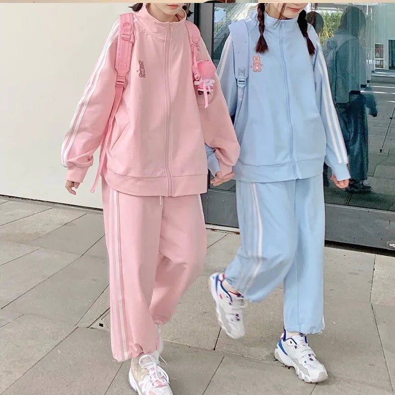 Matching Pastel Tracksuits Matching Pastel Tracksuits — Pastel Kawaii Outfits 2027