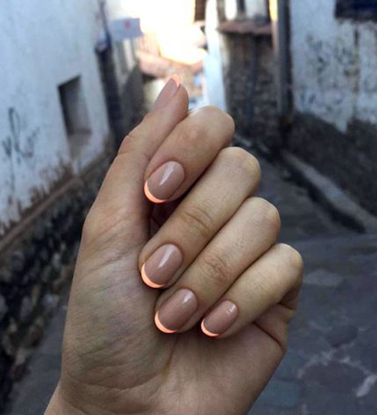 French Manicure Looks You'll Love French Manicure Looks You'll Love — Peach French Tip Nails 2027