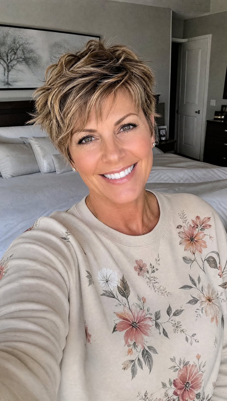 Silver Pixie With Textured Pieces Silver Pixie With Textured Pieces — Pixie Cut 2027 for Women Over 50