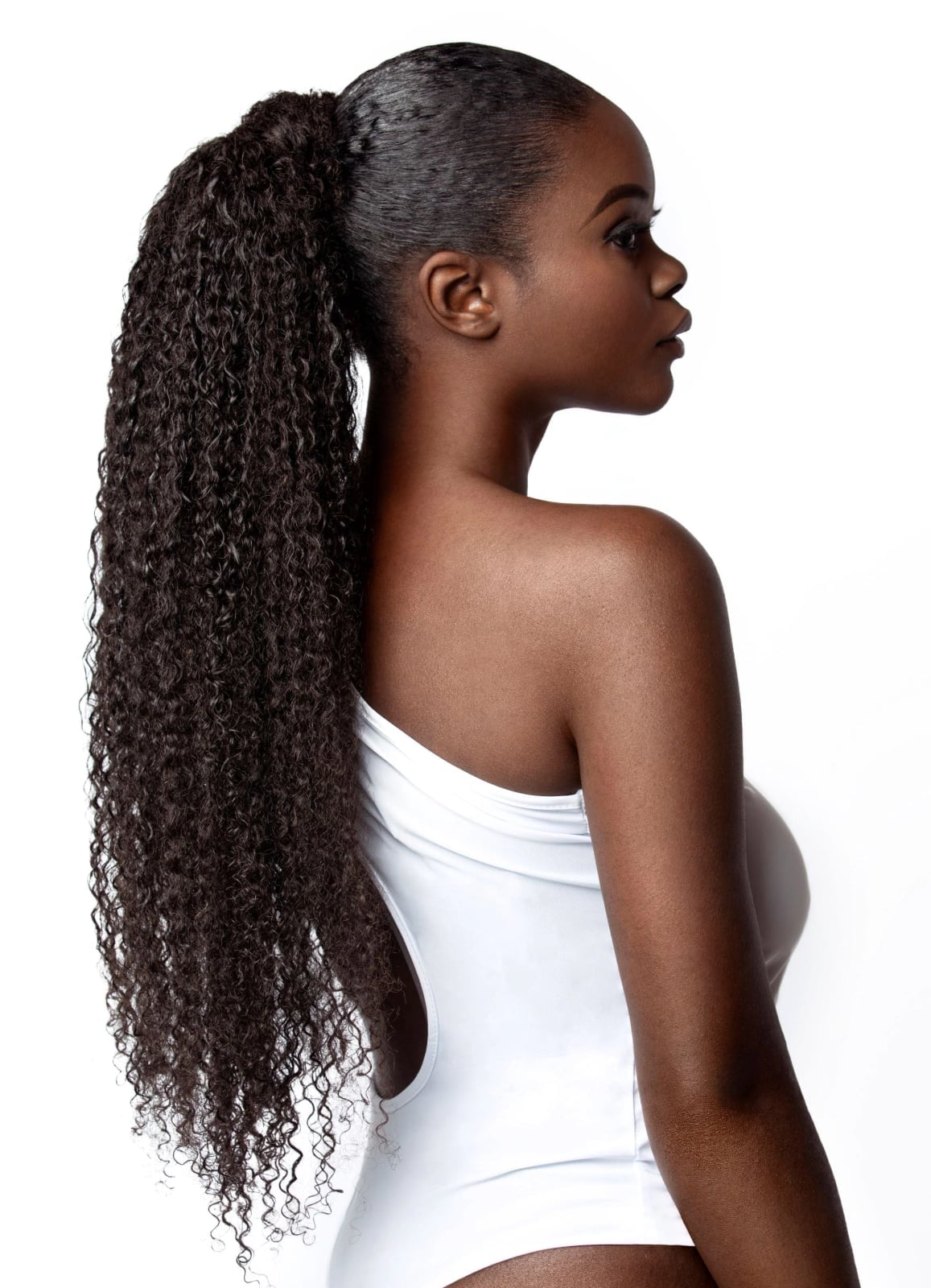 Dark Brown Extra Long Curly Ponytail Dark Brown Extra Long Curly Ponytail — Ponytail Hairstyles 2027 for Curly Hair