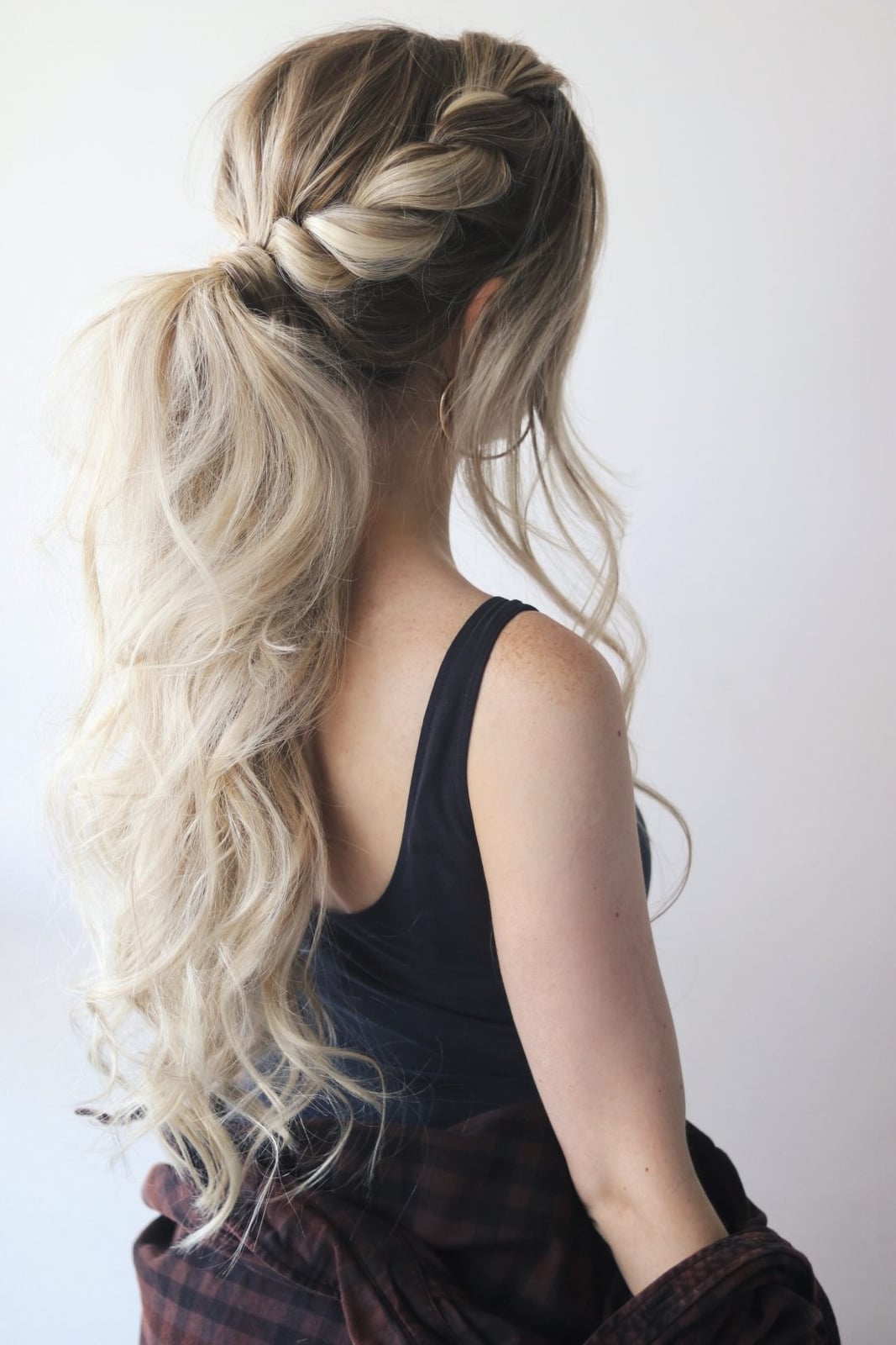 Ponytail With Braid Accent Ponytail With Braid Accent — Ponytail Hairstyles 2027 for Long Hair