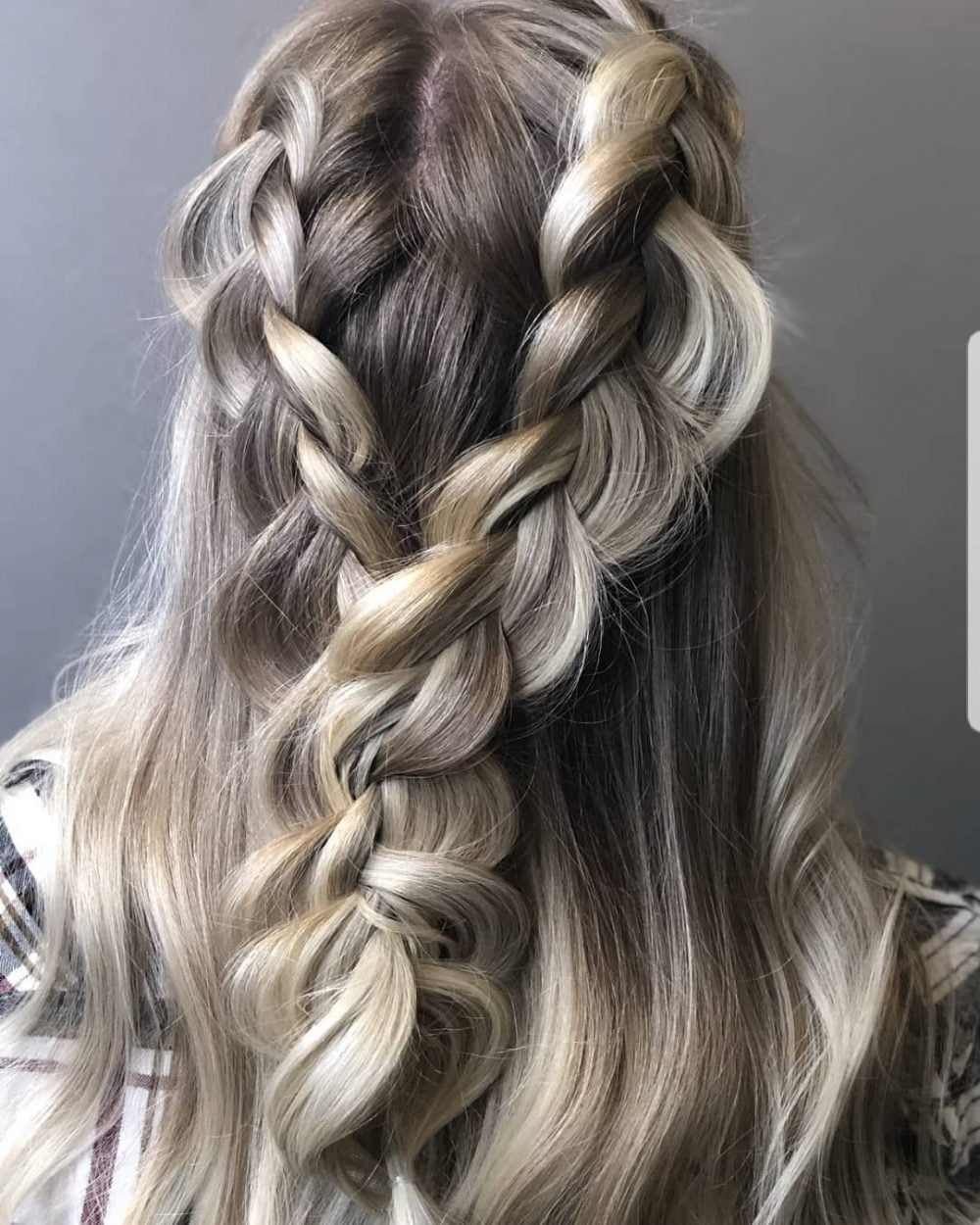 Ash Blonde Half-Up Fishtail Braid Ash Blonde Half-Up Fishtail Braid — Quick Quinceanera Hairstyles 2027