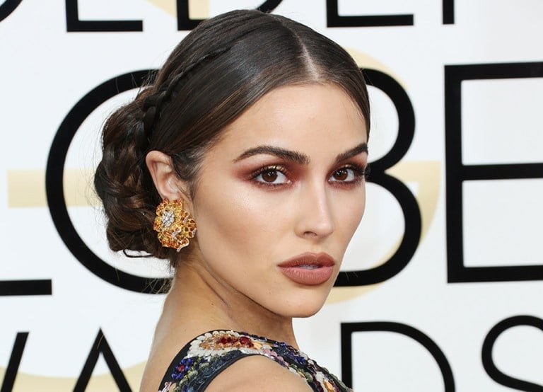 Collarbone Dark Brown Braided Bun Collarbone Dark Brown Braided Bun — Red Carpet Hairstyles 2027